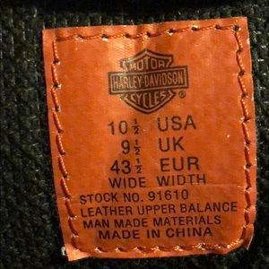 Men’s Harley Davidson boots